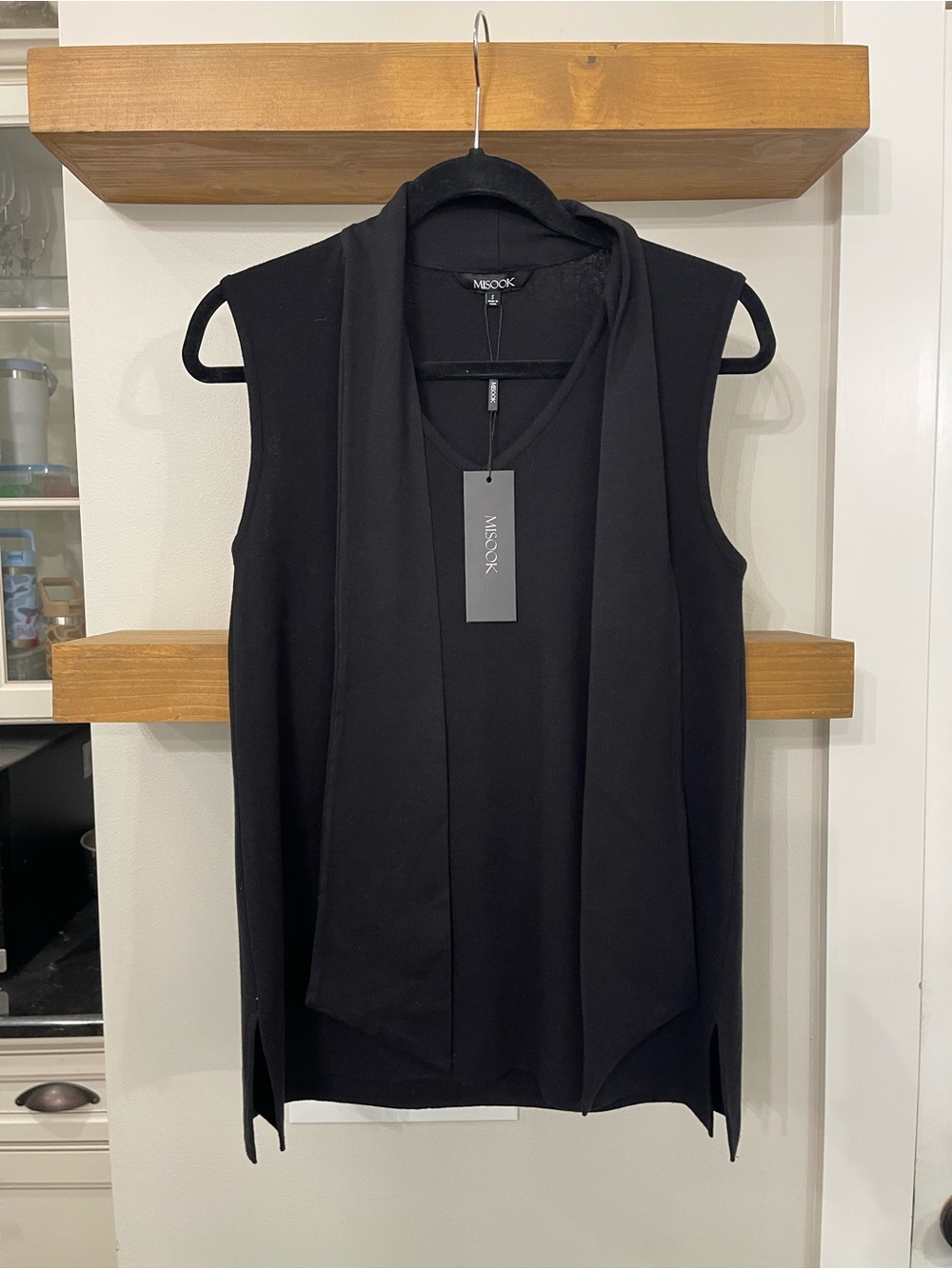 NWT $178 Misook Front Tie Top